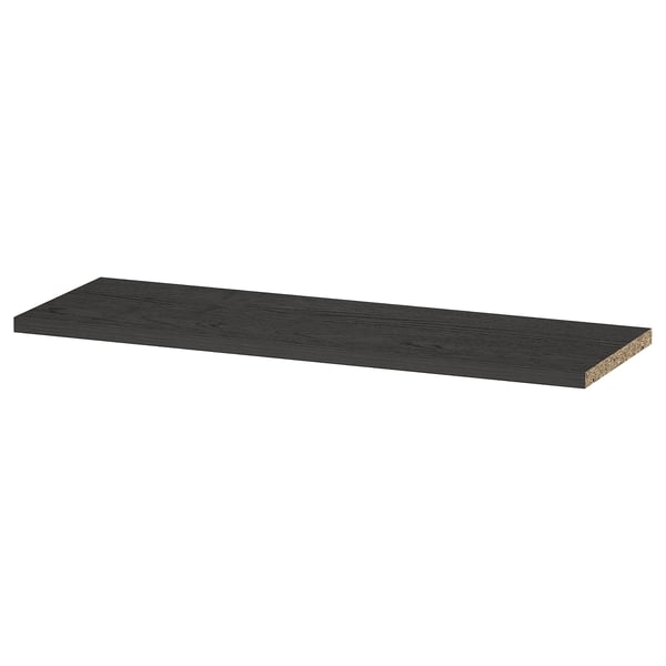BILLY رف, أسود شكل السنديان, 76x26 سم