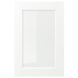 ENKÖPING باب زجاج, أبيض مظهر الخشب, 40x60 سم