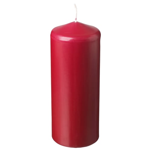 FENOMEN شمع قالب غير معطر, أحمر, 19 سم