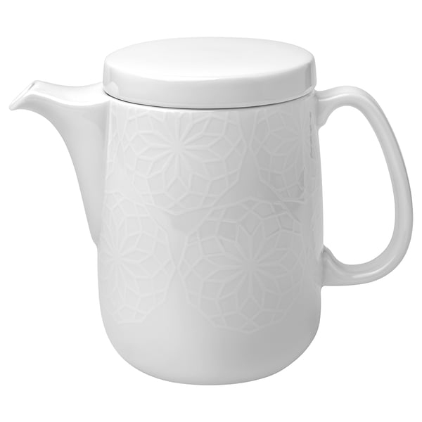 GOKVÄLLÅ إبريق شاي, أبيض, 1.0 ل