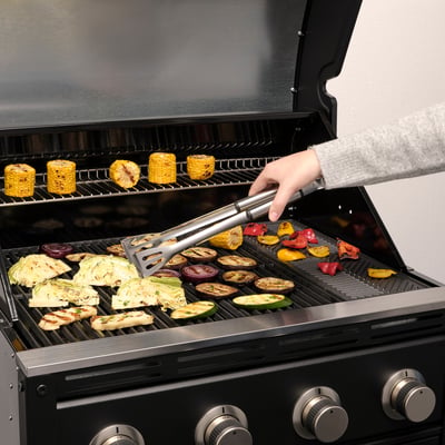 GRILLTIDER طقم أدوات شواء من قطعتين, ستينلس ستيل