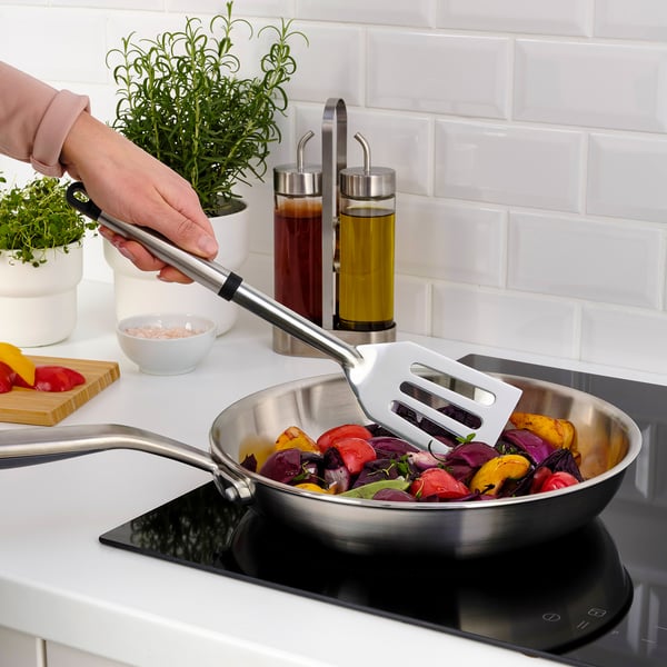 GRILLTIDER طقم أدوات شواء من قطعتين, ستينلس ستيل