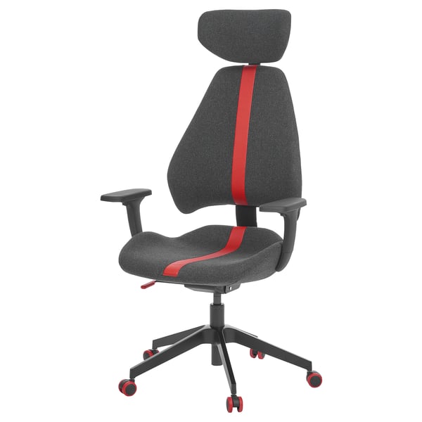 GRUPPSPEL كرسي ألعاب, Gunnared أسود/رمادي