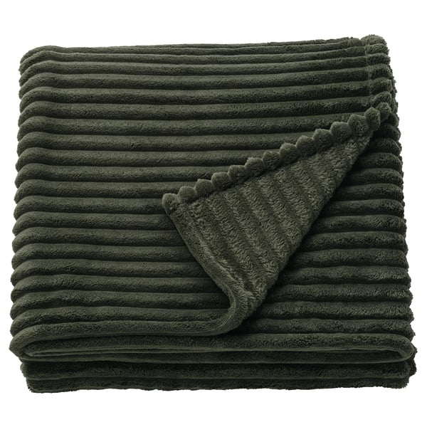 GULLSTRÅLE غطاء سرير, رمادي-أخضر, 150x250 سم
