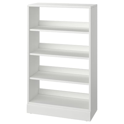 HAVSTA وحدة رفوف مع قاعدة, أبيض, ‎81x37x134 سم‏