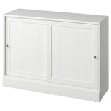 HAVSTA خزانة جانبية أساسية, أبيض, 121x47x89 سم
