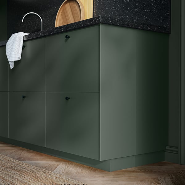 HAVSTORP لوح غطاء, أخضر زيتوني, 62x80 سم