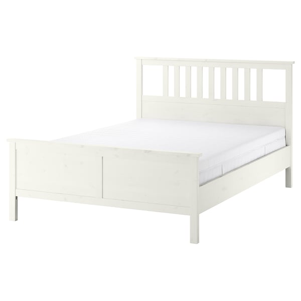 HEMNES هيكل سرير مع مرتبة