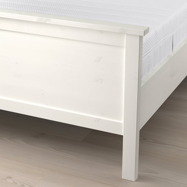 HEMNES هيكل سرير مع مرتبة