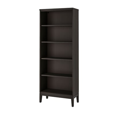 IDANÄS مكتبة, بني غامق بقع, ‎81x39x211 سم‏