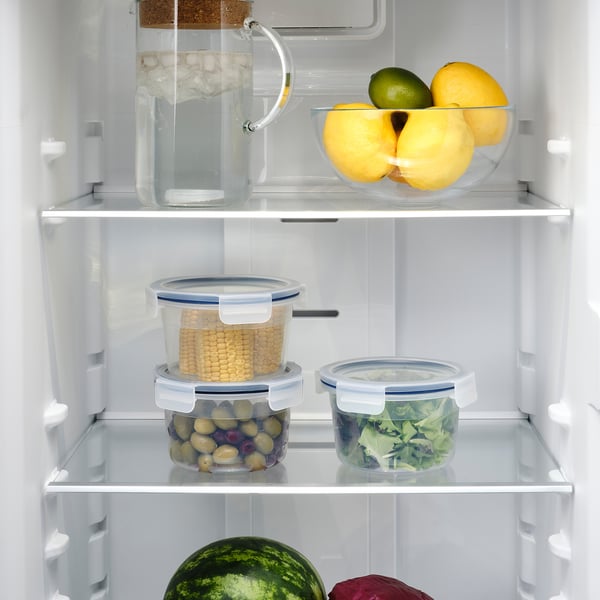 IKEA 365+ حافظة طعام, دائري/بلاستيك, 750 مل