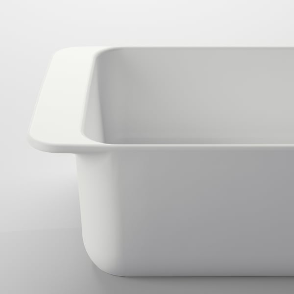 IKEA 365+ صحن فرن, أبيض, 18x13 سم
