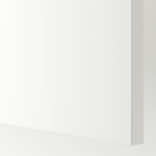 KNOXHULT خزانة حائط مع أبواب, أبيض, 120x75 سم
