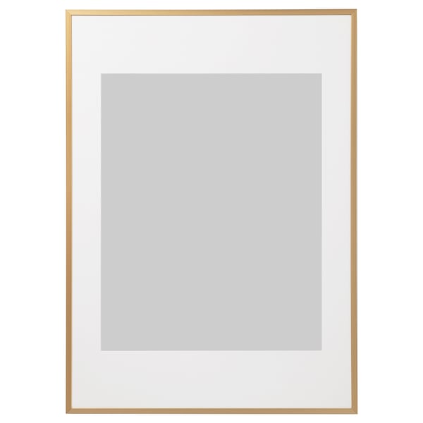 LOMVIKEN برواز, لون ذهبي, 50x70 سم