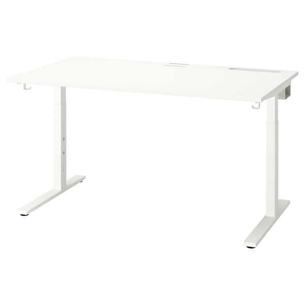 MITTZON مكتب, أبيض, 140x80 سم