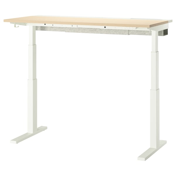 MITTZON سطح طاولة, قشرة بتولا, ‎140x48 سم‏
