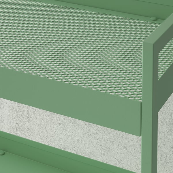NISSAFORS عربة, أخضر فاتح, 50.5x30x83 سم