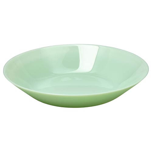 OFTAST صحن عميق, أخضر فاتح, 20 سم