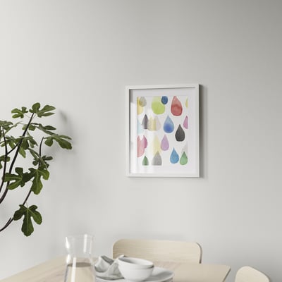 RÖDALM برواز, أبيض, 40x50 سم