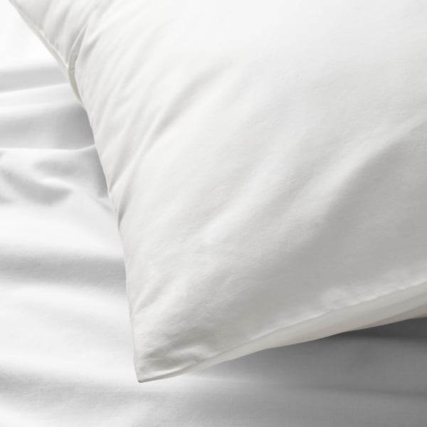 RÖNNVECKMAL غطاء مخدة, أبيض, 50x60 سم