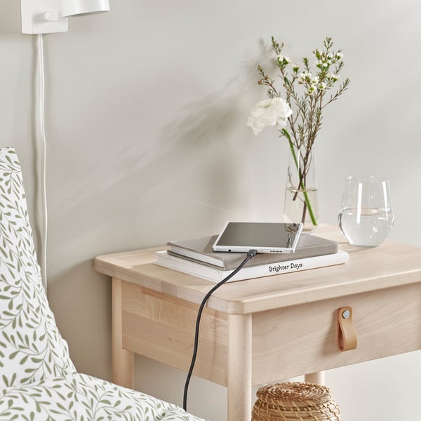 RUNDHULT كابل شحن USB-C إلى USB-C, رمادي غامق, 1.5 م/100 واط