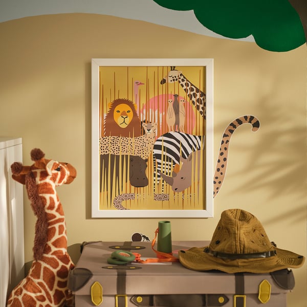 SANDLÖPARE صورة, الحيوانات في السافانا, 30x40 سم