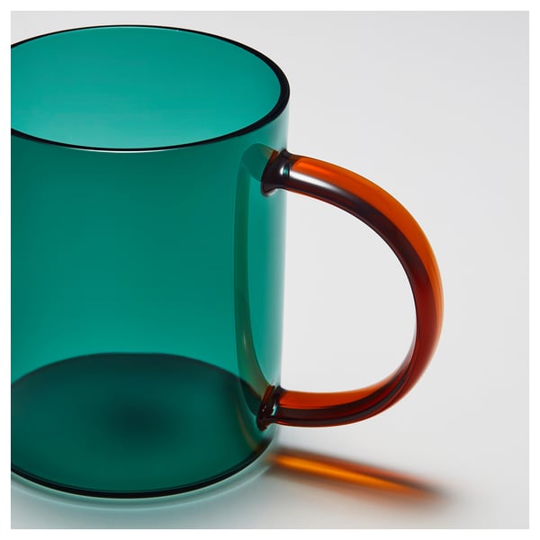 SKUGGSTUBB كوب, ألوان منوعة أخضر/بني, 41 سل