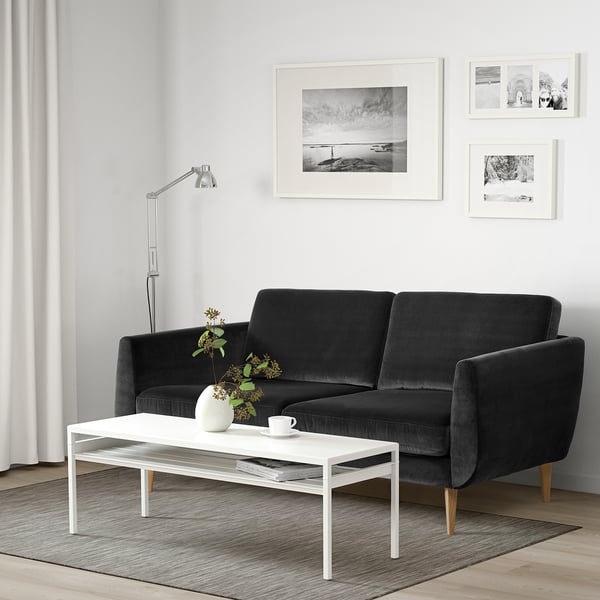 SMEDSTORP كنبة 3 مقاعد, Djuparp/رمادي غامق سنديان