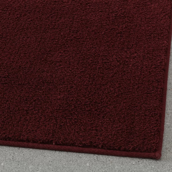 SÖDERSJÖN دعّاسة للحمّام, أحمر داكن, 50x80 سم