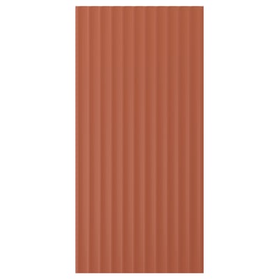 TERRSJÖ لوح غطاء, أحمر-بني نقش مموج, ‎39x81 سم‏