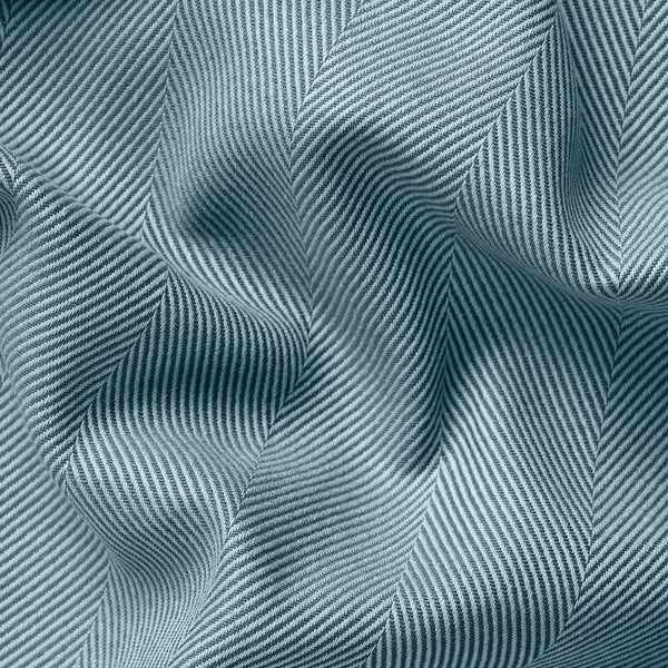 TIBAST زوج ستائر, أزرق/مع شريط ستارة, 145x300 سم