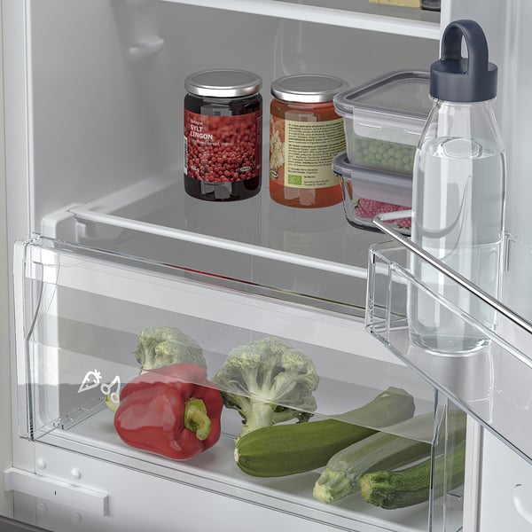 TINAD ثلاجة/مجمدة, IKEA 500 مدمج, 210/79 ل
