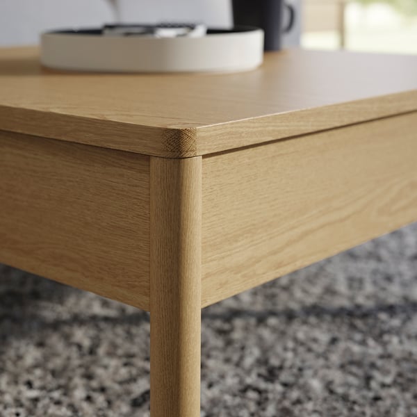 TONSTAD طاولة قهوة, قشرة سنديان, 84x82 سم