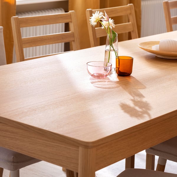 TONSTAD طاولة, قشرة سنديان, 200x85 سم