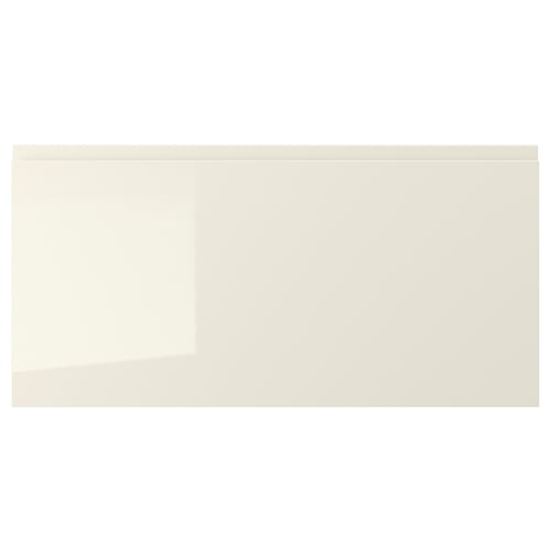VOXTORP واجهة دُرج, لامع بيج فاتح, 80x40 سم