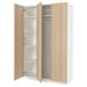 PAX wardrobes with doors