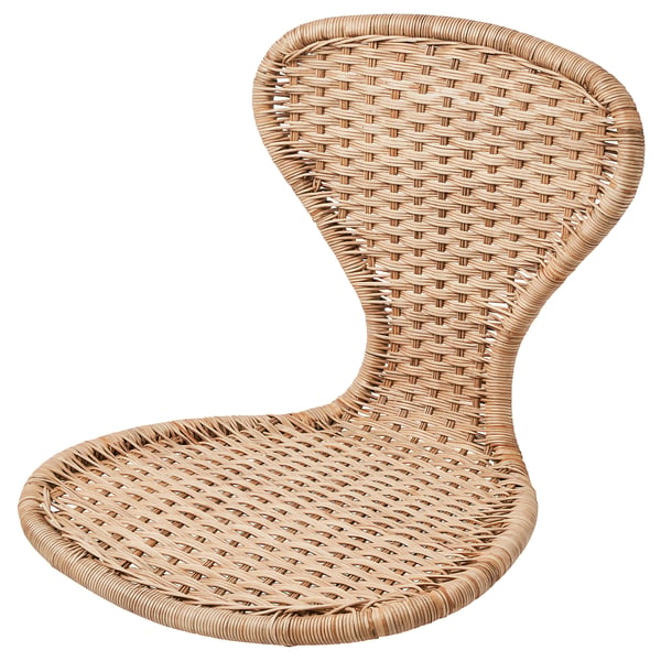 ÄLVSTA: woven rattan chair, supportive & stylish for dining/working.