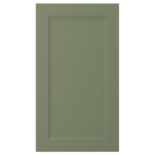 AXSTAD green cabinet door, simple rectangular design with inset panel.