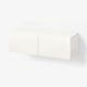 BESTÅ Wall-mounted cabinet combination, white/Lappviken white, 120x42x38 cm