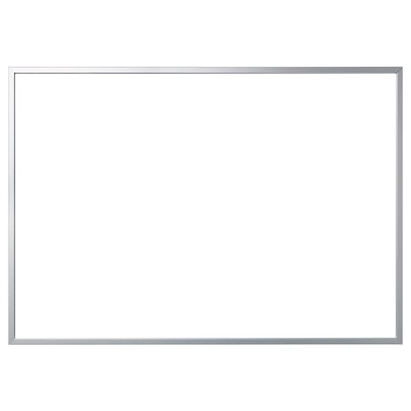 BJÖRKSTA grey frame, minimalist design, aluminium with recycled content, rectangular shape.