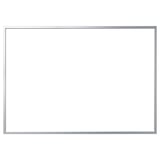 BJÖRKSTA grey frame, minimalist design, aluminium with recycled content, rectangular shape.