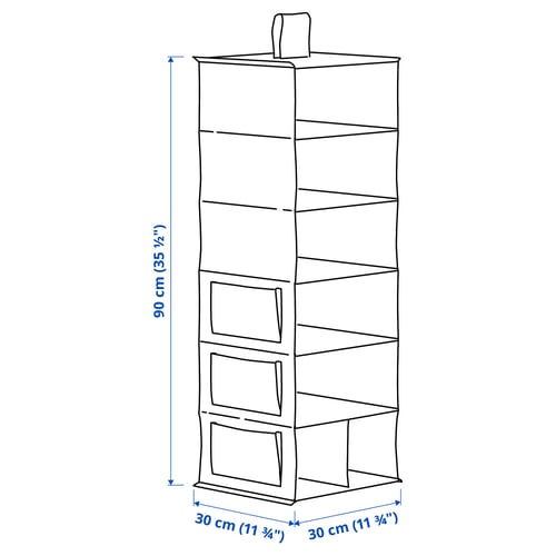 Illustration with measurements for the product: BLÄDDRARE.