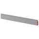 Grey BODBYN kitchen plinth, rectangular, smooth, fiberboard.