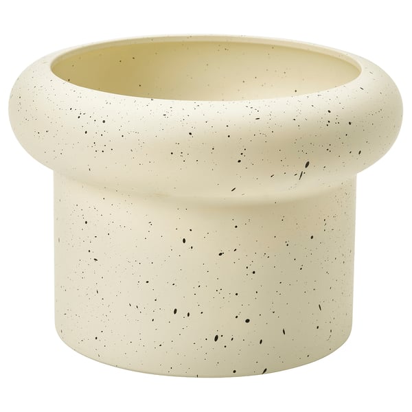 DOFTRIPS Plant pot, off-white, 15 cm