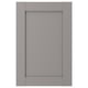 ENHET grey cabinet door, fibreboard & foil, rectangular shape, modern style.