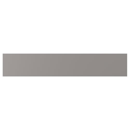 Grey rectangular ENHET panel; smooth plastic foil, modern style.