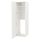 White ENHET cabinet, open door revealing single shelf.