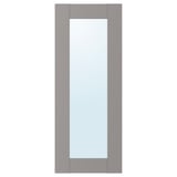 ENHET gray-framed bathroom mirror with sleek design.