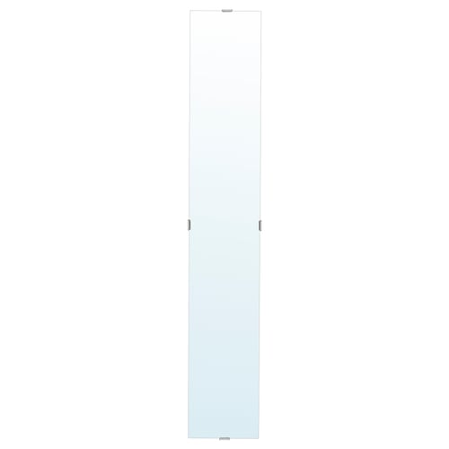 FREBRO mirror: vertical or horizontal use, safety film, bathroom-approved, glass & plastic.