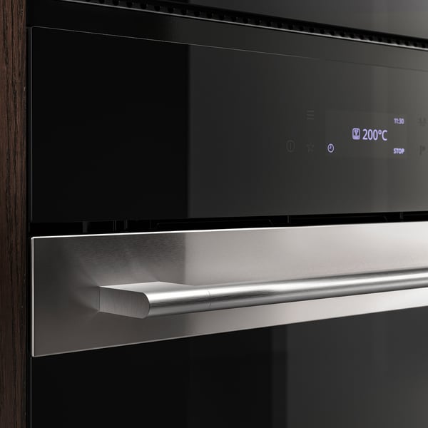 FRILLESBO True fan oven, air fry function pyrolytic/stainless steel colour IKEA 700